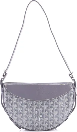 Goyard Hirondelle Shoulder Bag Coated Canvas and Leather