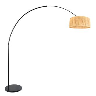 Steinhauer Steinhauer - L&aacute;mpara De Pie - Silva - Natural Negro - Bamb&uacute; Metal