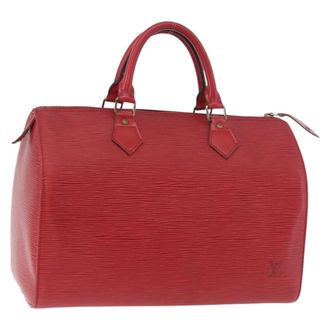 Louis Vuitton Speedy Epi Leather Red Leather Handbag (Pre-Owned)