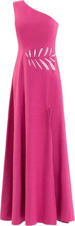 Saiid Kobeisy One Shoulder Cut-Out Dress
