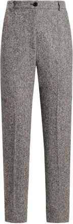 Dolce & Gabbana Pantaloni Sartoriali In Lana-Donna
