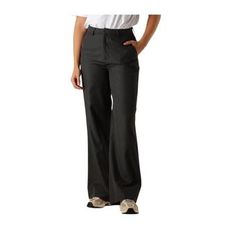 ALIX The Label Alix The Label, Broeken, Dames, Grijs, XL, Antraciet Wijde Pijp Broek