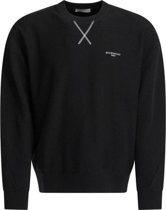 Givenchy Heren, Sweatshirts & Hoodies, Zwart, Maat: XL Katoen