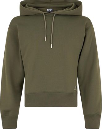 Diesel Hoodie - Dames - Sweatshirts & Hoodies - Groen - Maat: S Katoen
