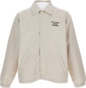 Dr&ocirc;le de Monsieur Waterproof Twill Oversized Jacket with Pointed Collar
