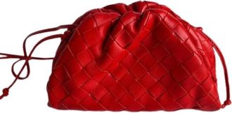 Bottega Veneta Pre-owned Vintage Clutch - Dames - Vintage Clutch - Rood - ONE Size - Leer - Vintage
