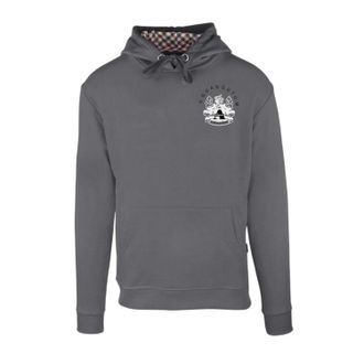 Aquascutum Heren Embleem Hoodie (Antraciet)