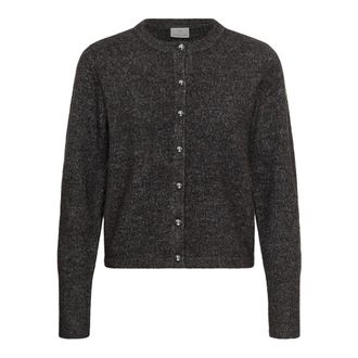 Kaffe Cardigans - Dames - Truien - Grijs - Maat: L Leer