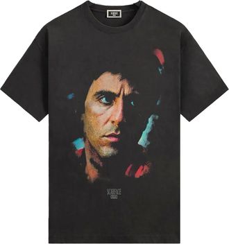 Kith x Scarface Tony Portrait T-shirt - Zwart
