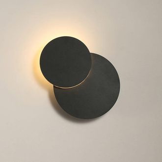 OEM Apliques De Pared Interiores De 8w, Color Negro, Con Rotaci&oacute;n De 360&deg; Y Luz Blanca C&aacute;lida De 3000k. Iluminaci&oacute;n Para Sala De Estar, Comedor, Escalera 
