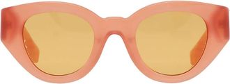 Burberry Meadow Orange Cat Eye Ladies Sunglasses BE4390F 4068/7 47
