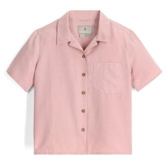 Royal Robbins Desert Pucker S/S Bluse f&uuml;r Damen | rosa
