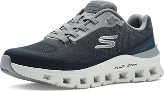 Skechers Mens Glide-Step Pro Waverra Sneaker, Navy/Gray, 8.5