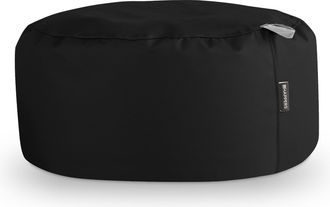 Happers Puff Redondo Polipiel Outdoor Negro Happers Negro