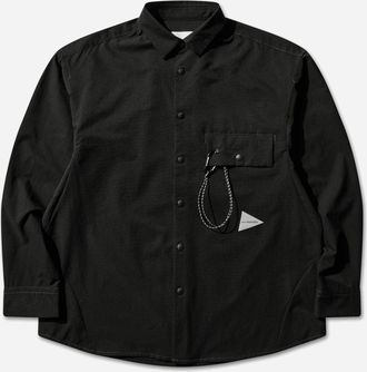 And Wander Men s Dry Breathable Longsleeve Shirt Black