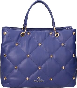 Braccialini Valoria Pro Schoudertas - Dames - Tassen - Blauw - Maat: ONE Size