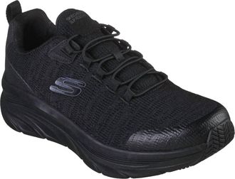 Skechers Mens Dlux Walker Sneakers In Solid Black
