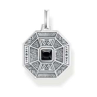 Thomas Sabo Thomas Sabo - Lucky Charm Hanger - Heren - Accessoires - Grijs - Maat: ONE Size Taf