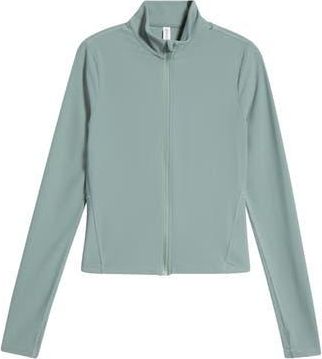 Spanx SPANXsmooth OnForm Full Zip Jacket in Fennel at Nordstrom Rack, Size X-Small
