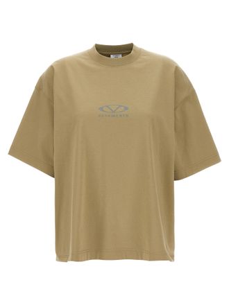 VETEMENTS Womens Oval Logo T-Shirt