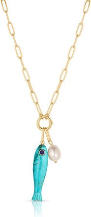 Thatch Fortuna Colette Necklace in Howlite at Nordstrom