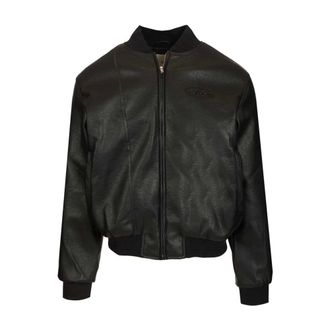 Arte Leather Varsity Jacket - male - Arte Antwerp - Bomber Jackets - Black - XL - Jackets