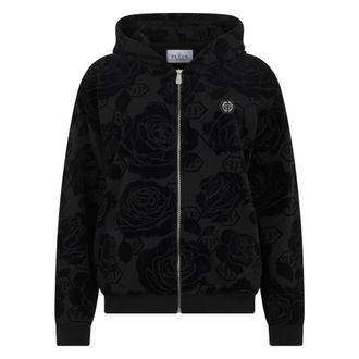 Philipp Plein Zip-throughs - Dames - Sweatshirts & Hoodies - Zwart - Maat: S