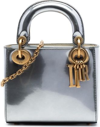 Dior Pre-owned Dior Mini Metallic Patent Lady Dior Ladies PVHG1VIAH8020MM7