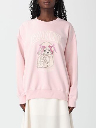 Ganni Sweatshirt GANNI Woman color Pink