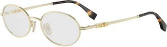 Fendi Brillen - Dames - Brillen - Geel - 52 MM - Accessoires