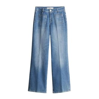 someday Wide Jeans - Dames - Jeans - Blauw - Maat: M Denim