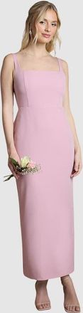 Coast Bow Back Square Neck Maxi Dress in Antique Rose at Nordstrom, Size 12