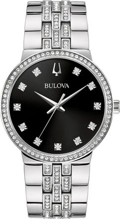 Bulova Mens Crystal Watch