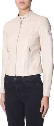 Belstaff Ash Rose Mollison Leather Jacket Size XXS