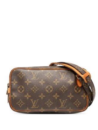 Louis Vuitton 1986 Marly Bandouli&egrave;re crossbodytas met monogram - Bruin