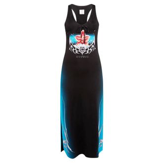 Casablanca Maxi Dresses, female, Black, Size: S Blades Slinky Jersey Dress