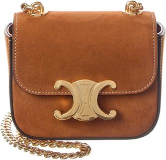 Celine Celine Chain Claude Mini Suede Crossbody