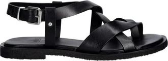 Billi Bi T8012 Sandaal - Dames - Sandalen - Zwart - 37 EU - Leer - Schoenen