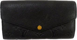 Louis Vuitton Noir Monogram Empreinte Long Wallet (Bi-Fold) (Pre-Owned)