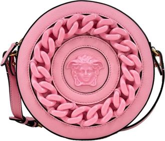 Versace Bolso bandolera redondo La Medusa - Bags - Mujer - Rosa - ONE SIZE