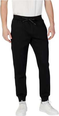 A|X Armani Exchange Sportieve lente/zomerbroek - Heren - Sweatpants - Zwart - L - Katoen - Broeken