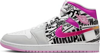 Nike Jordan Mens Air Jordan 1 Mid SE Shoes in White | IX3522-101