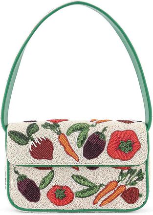 Staud Tommy Beaded Bag Shoulder Bag