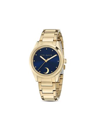 Ted Baker moon-detail 34mm - women - stainless steel - One Size - Blue
