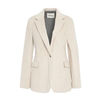 ottod'Ame Blazers, female, Beige, Size: XL Beige Corduroy Blazer Classic Style