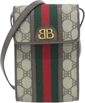 Balenciaga Pre-owned Cross Body Bags, unisex, Multicolor, Size: ONE SIZE Pre-owned Coated Canvas Shoulder Bag