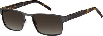 Tommy Hilfiger Brown Gradient Rectangular Mens Eyeglasses TH 1974/S 0SVK/HA 57