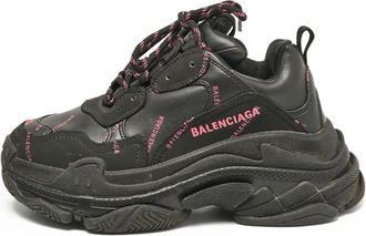 Balenciaga Sneakers chunky con stampa - Nero