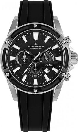 Jacques Lemans 1-2141A Mens Liverpool Watch - Silver - One Size