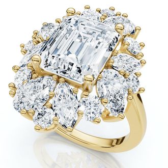 Pompeii3 Certified 7Ct High Jewelry Diamond Ring 14k Gold Lab Grown